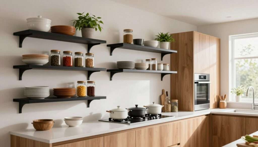 Best wall shelves for kitchen decor