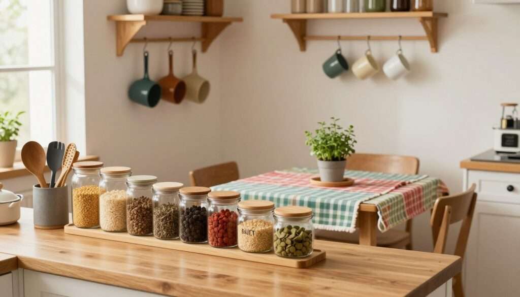 How to organize a small kitchen on a budget