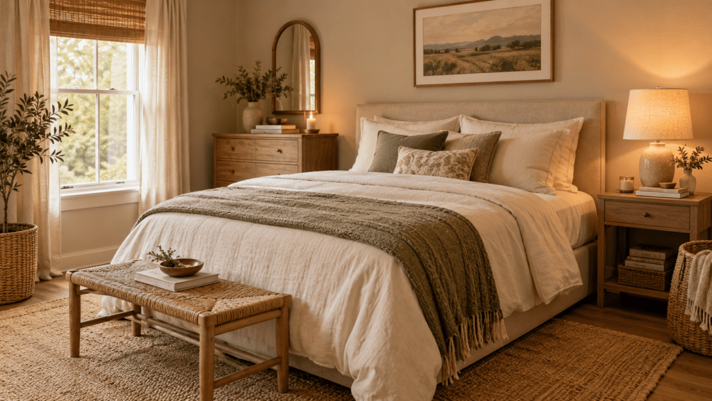 Cozy-Scandinavian-Farmhouse-Bedroom
